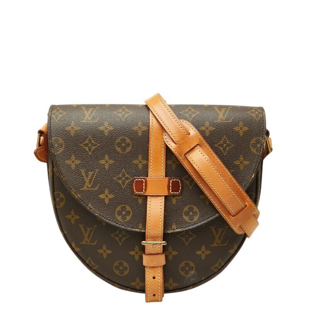 Louis Vuitton Monogram Chantilly Crossbody Bag Brown Leather